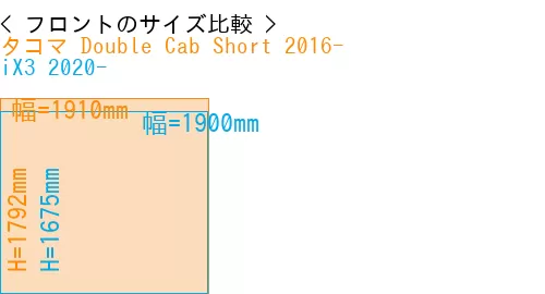 #タコマ Double Cab Short 2016- + iX3 2020-